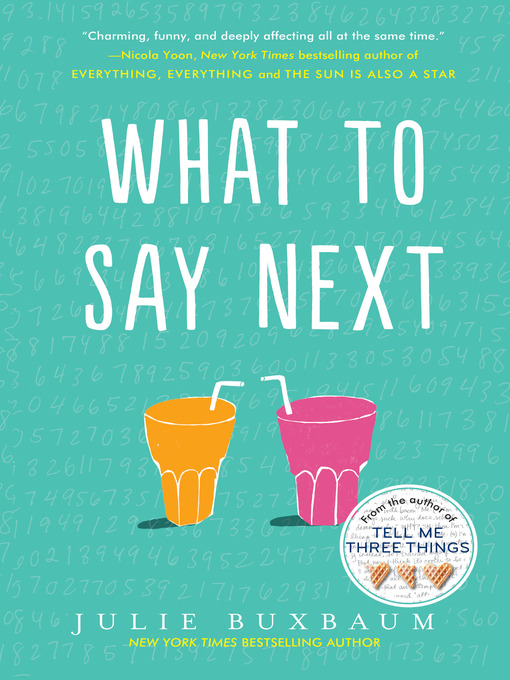 Cover of What to Say Next